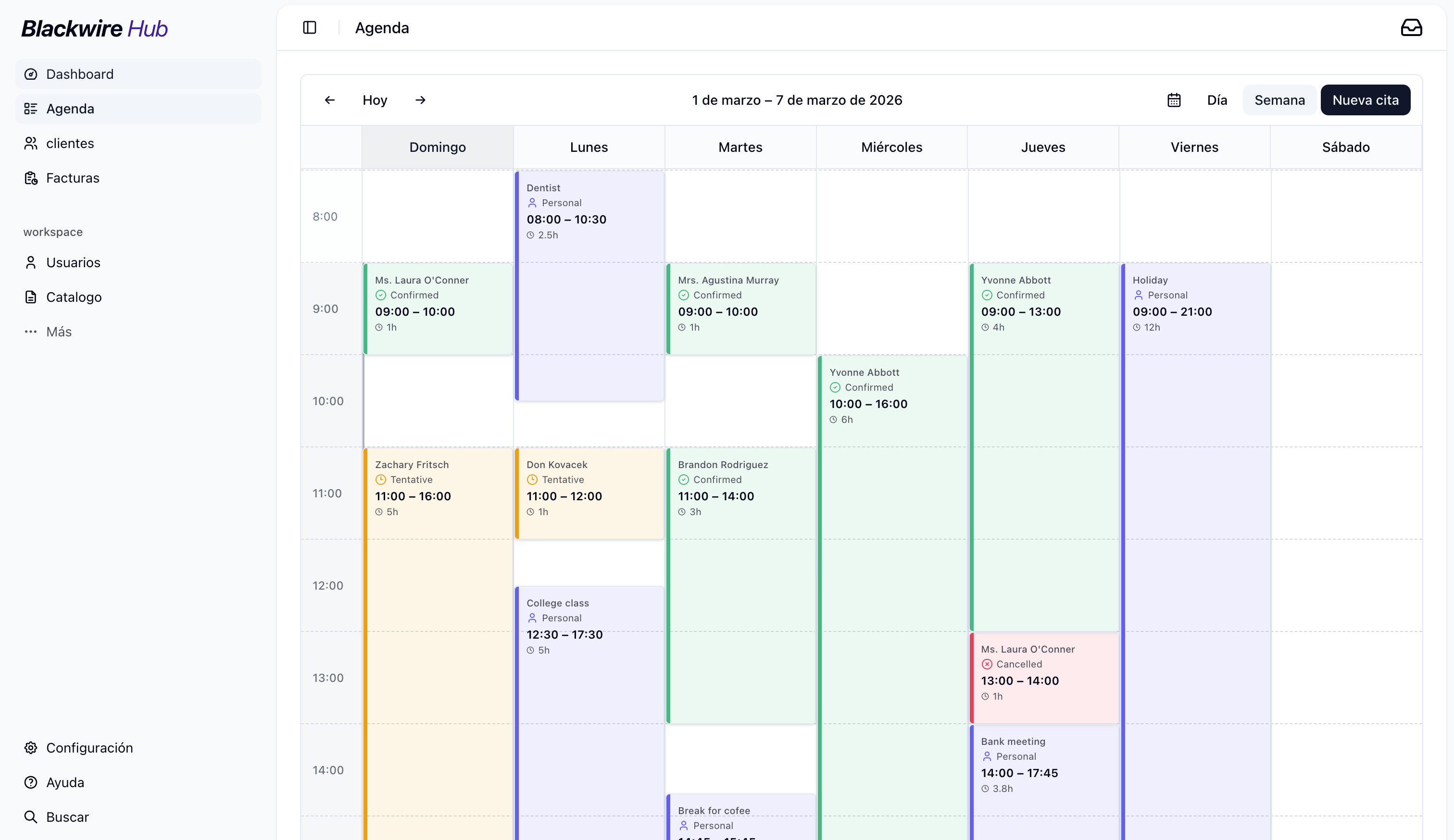 Blackwire Hub Dashboard Preview